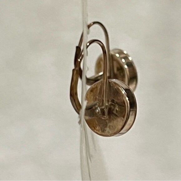 Tessoro Sterling Silver Handcrafted Birch Bark Earrings NWT - Picture 5 of 9